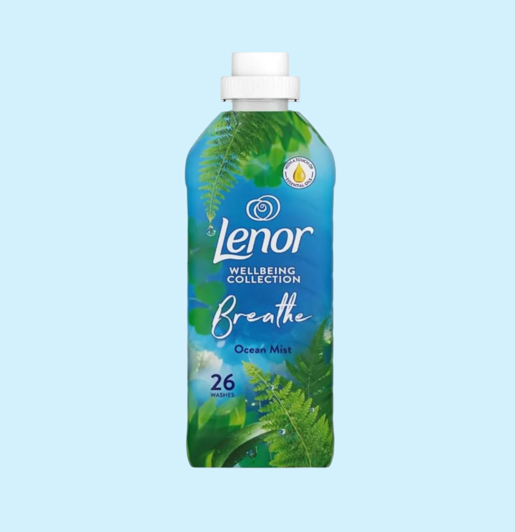 Lenor Ocean Mist (Breathe) Fabric Conditioner 26 Washes