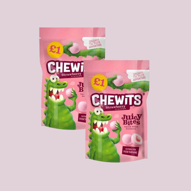 Chewits Strawberry Juicy Bites 115g (Multi-deal)