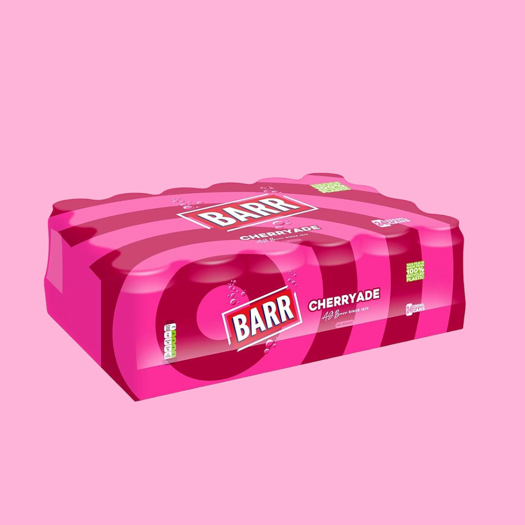 BARR Cherryade Sugar Free 330ml (24 Pack Carton)