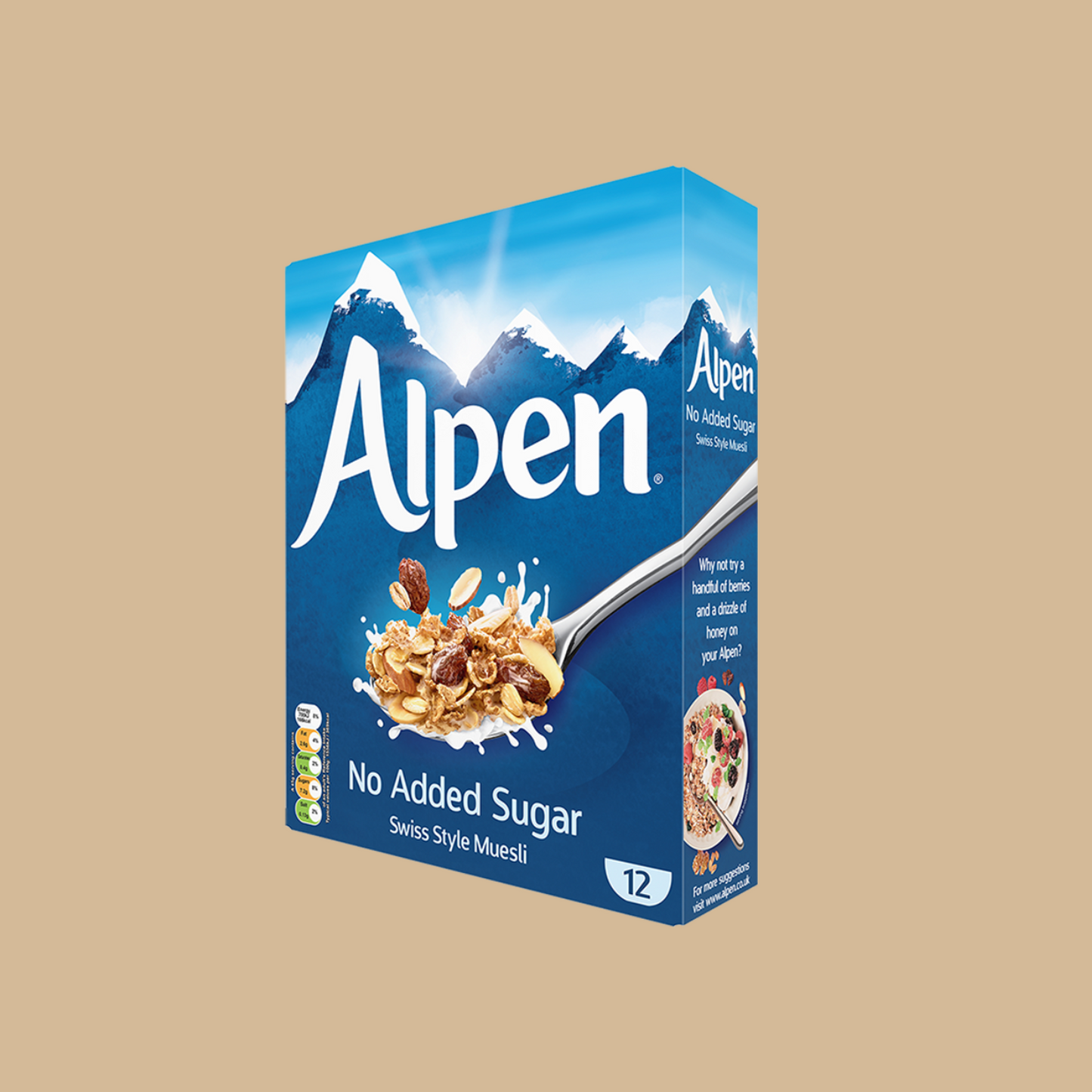 Alpen Muesli No Added Sugar 550g