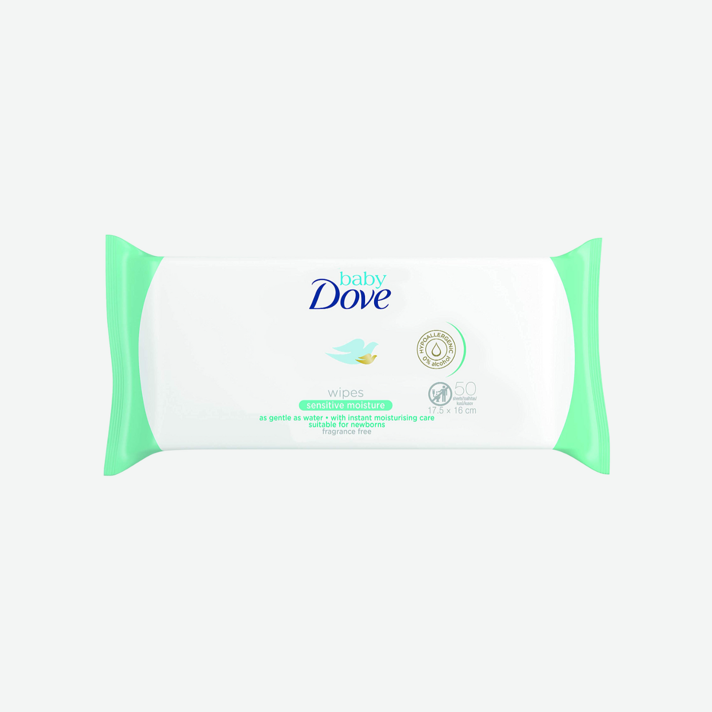 Baby Dove Baby Wipes for Sensitive Skin 50pk