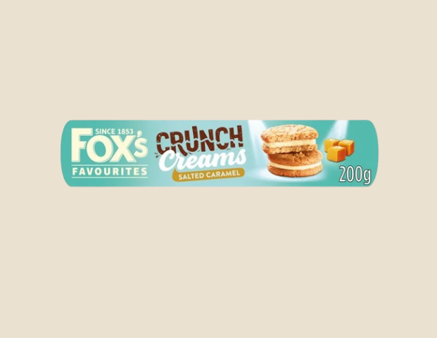 Fox's Favourites Crunch Creams Biscuits - Salted Caramel 200g