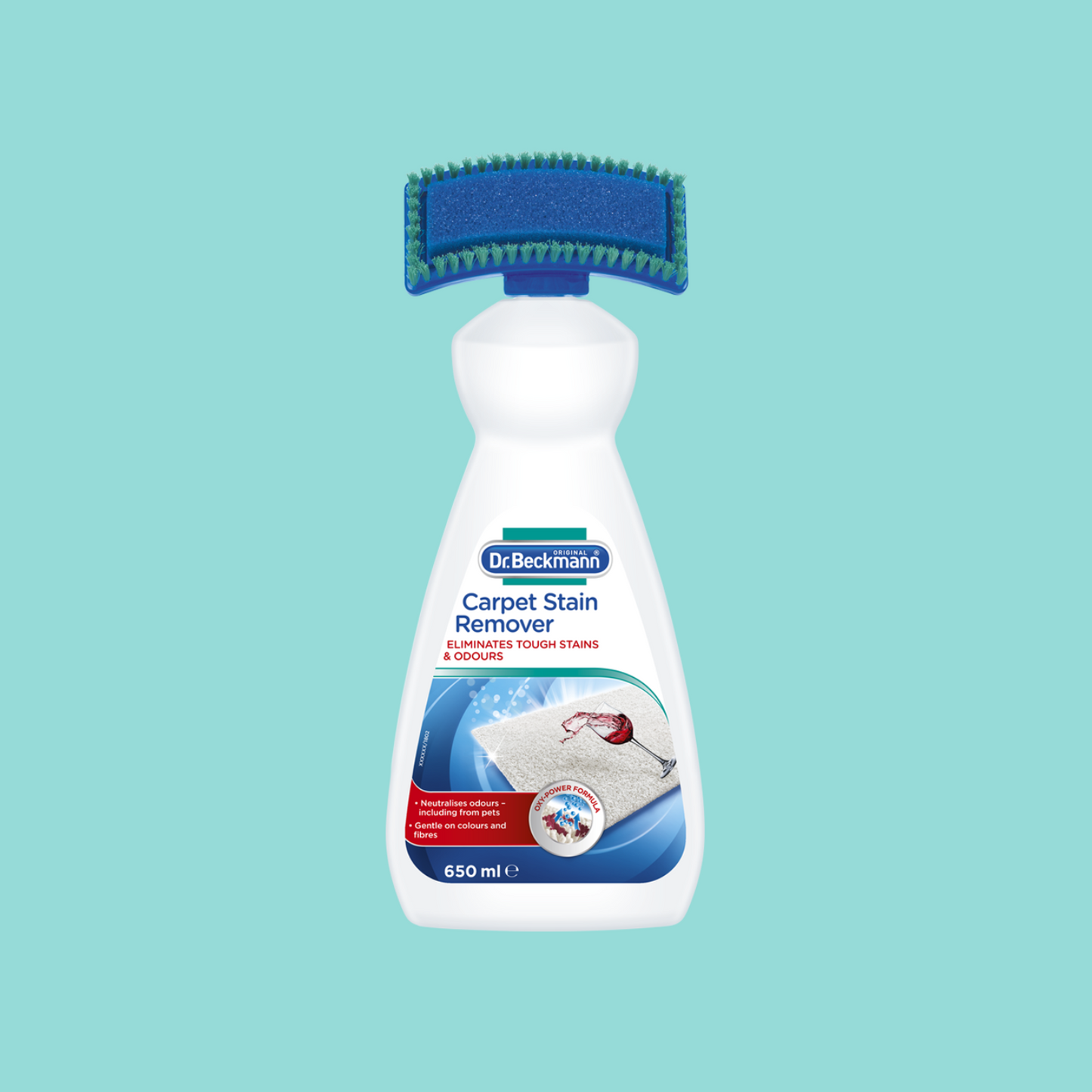 Dr Beckmann Carpet Stain Remover with Brush 650ml