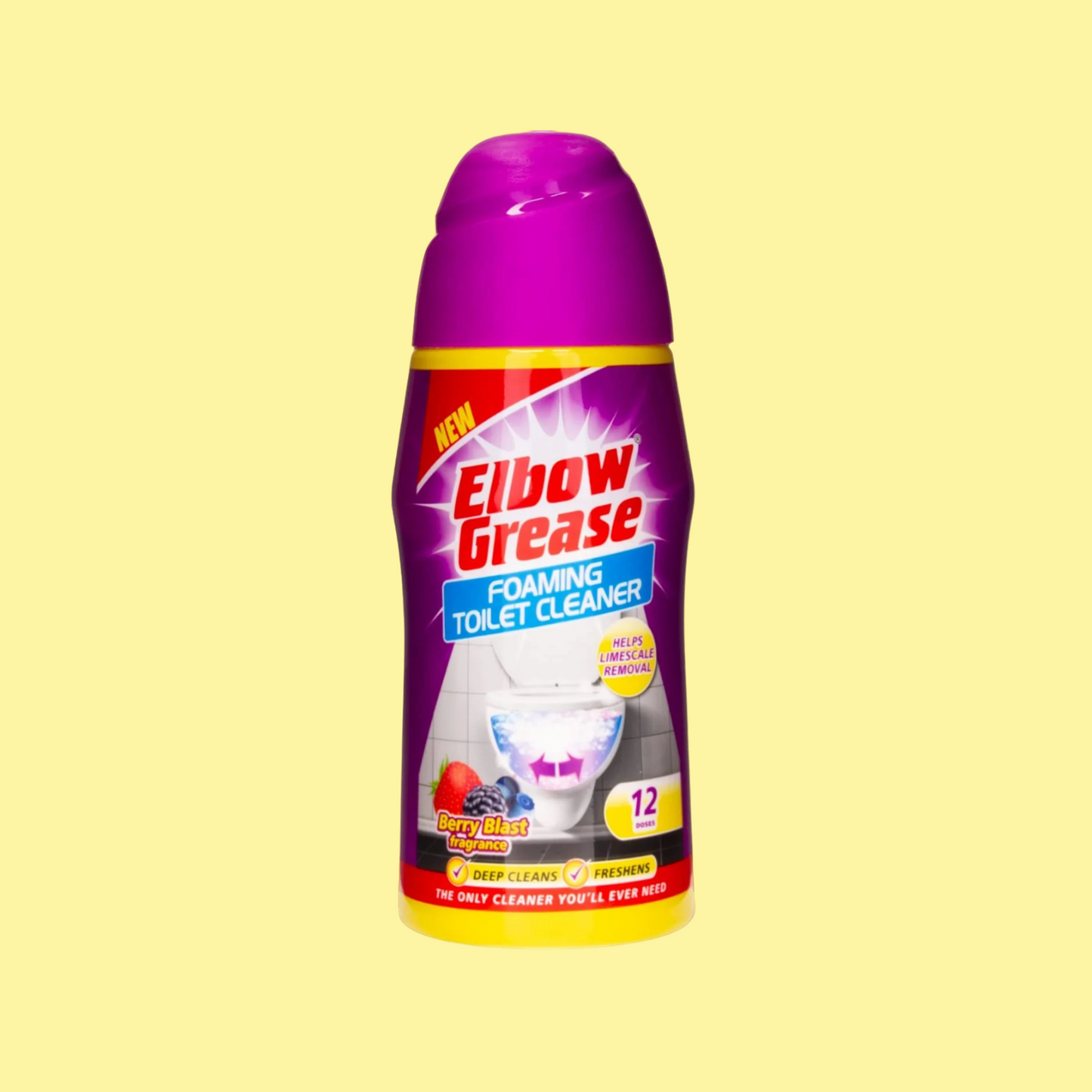 Elbow Grease Foaming Toilet Cleaner Berry Blast 500g