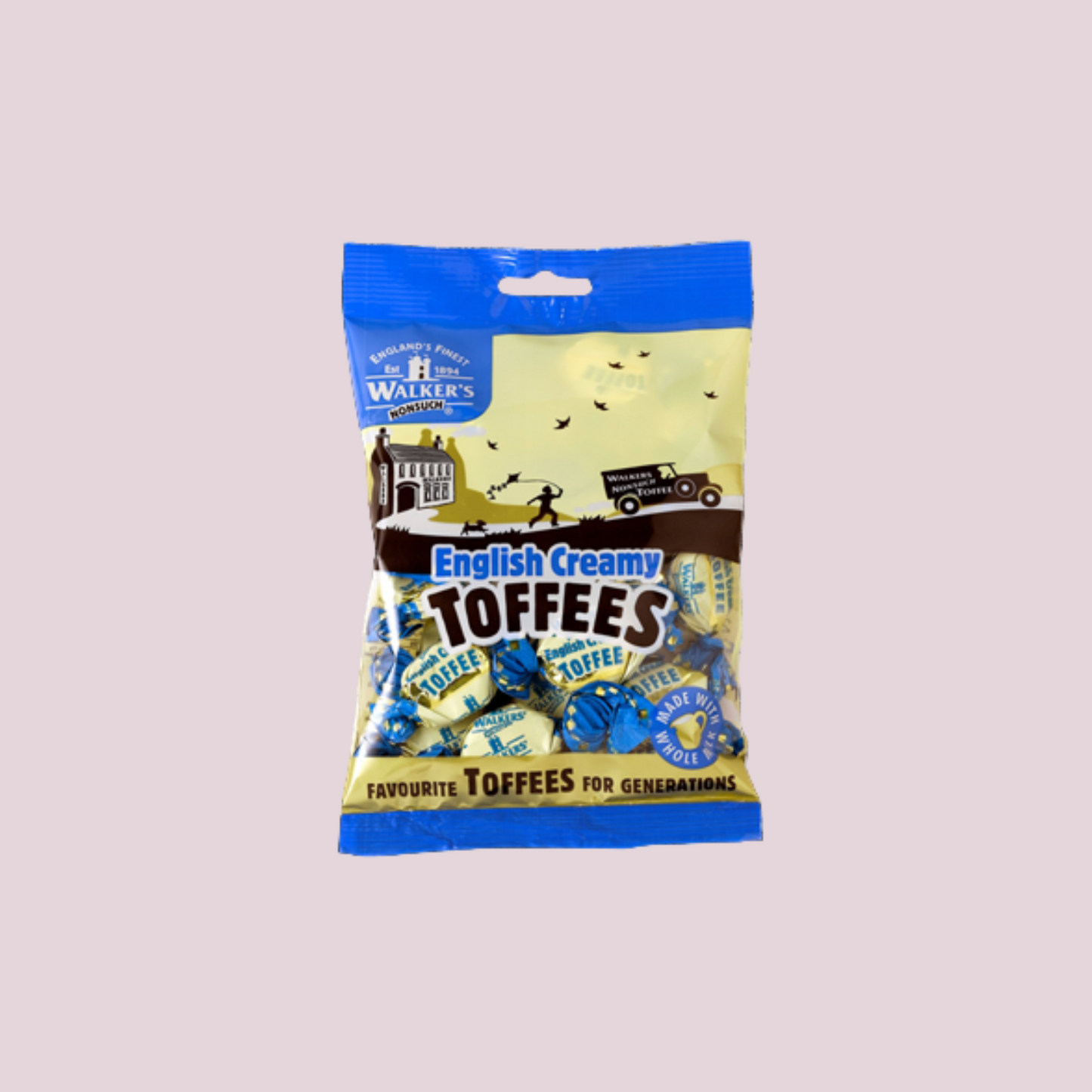 Walker's Nonsuch English Creamy Toffee 150g (BB:13/09/25)
