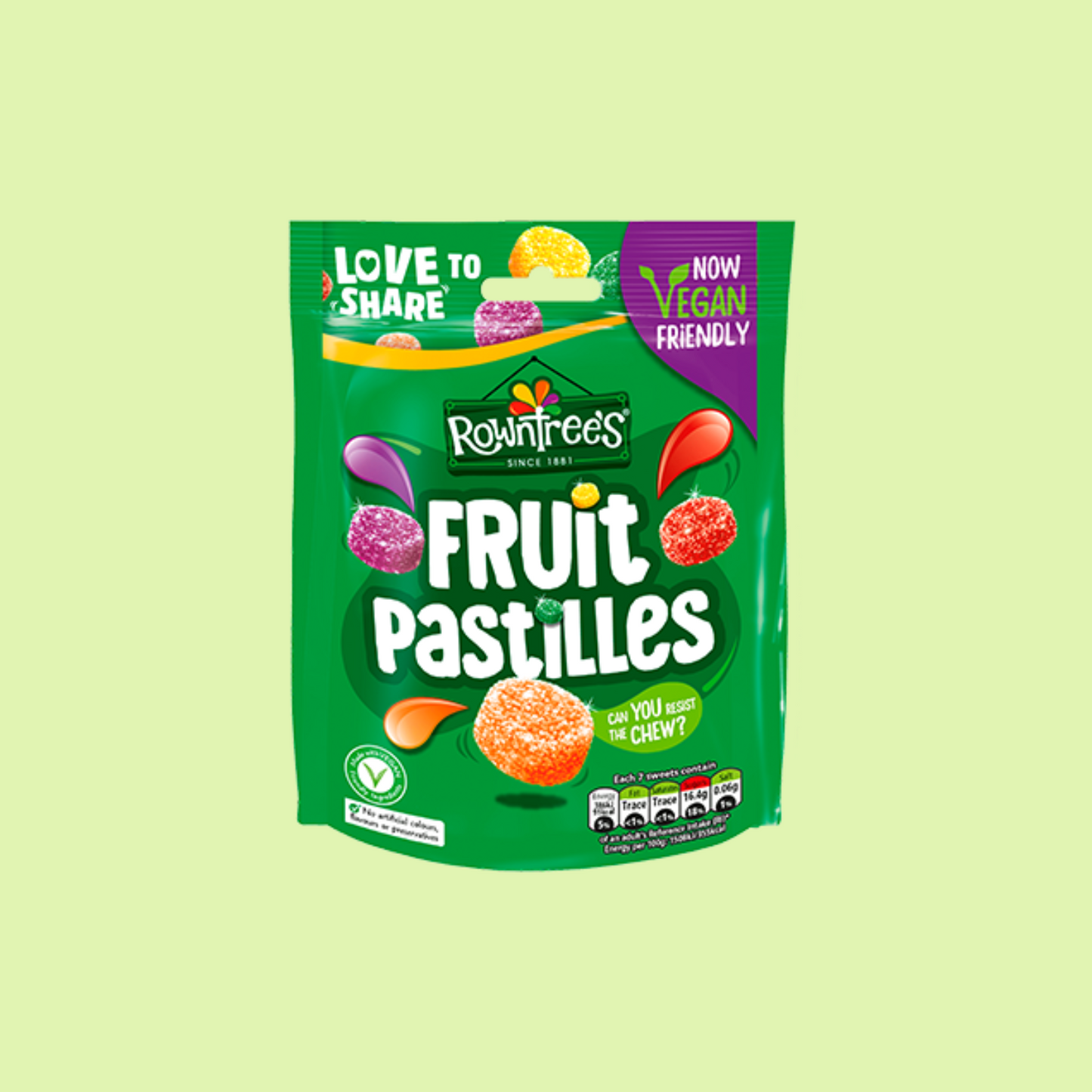 Fruit Pastilles Pouch 143G (BB: 30/8/25)