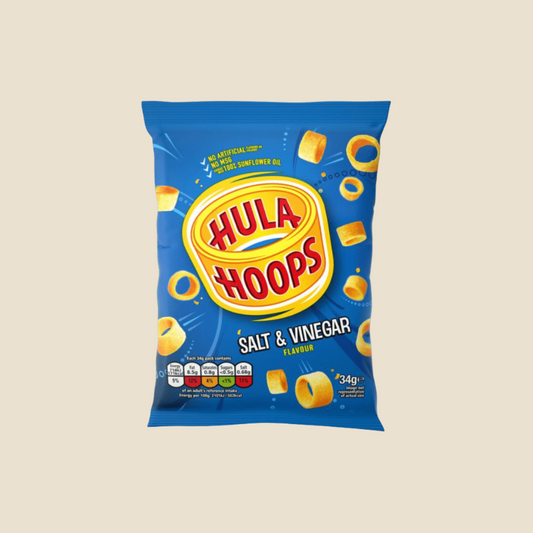 Hula Hoops Salt & Vinegar 34g