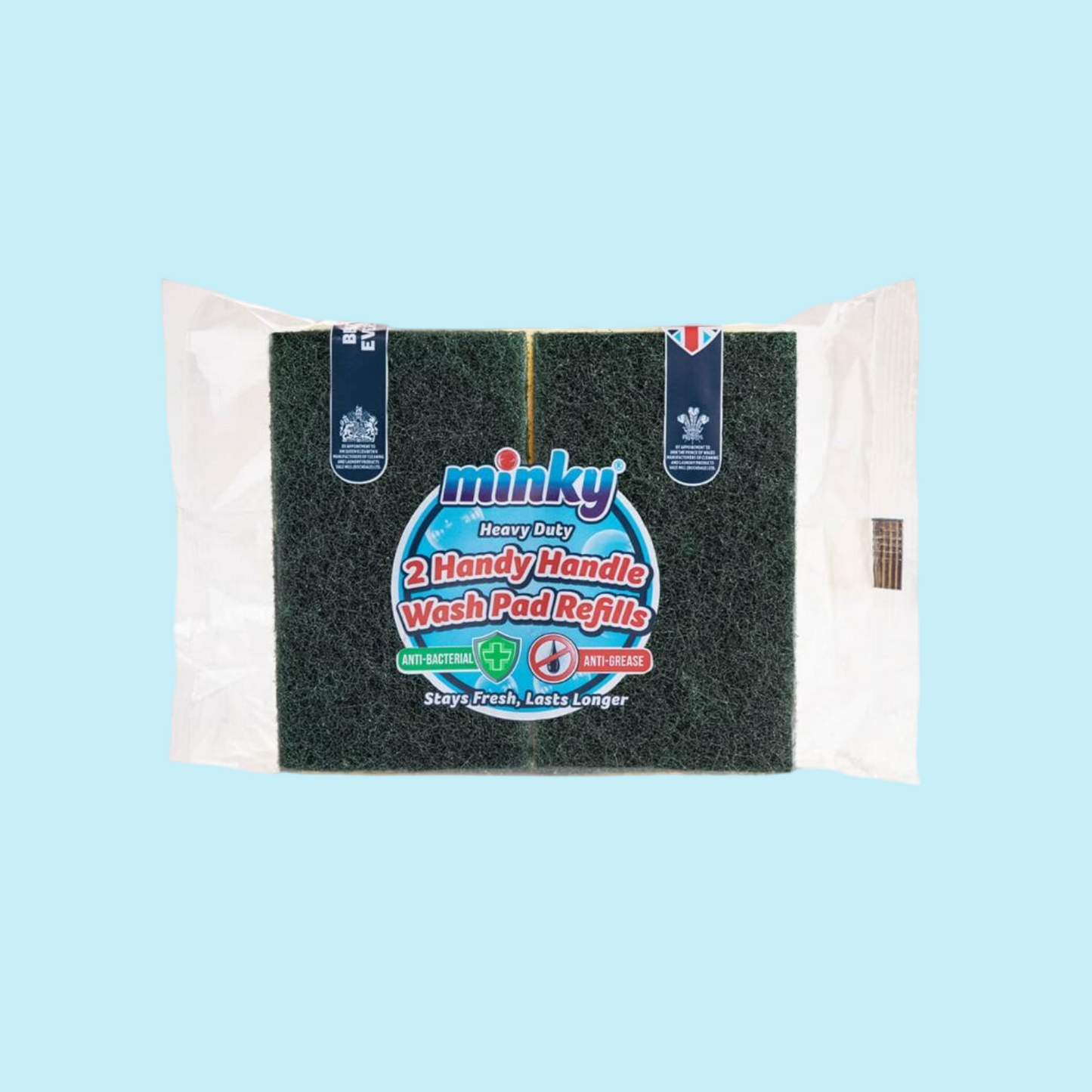 MINKY Handy Handle Wash Pad Refills 2pk