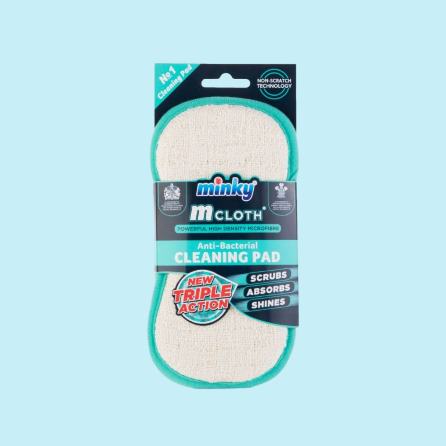MINKY M Cloth Anti-Bacterial Pad Triple Action