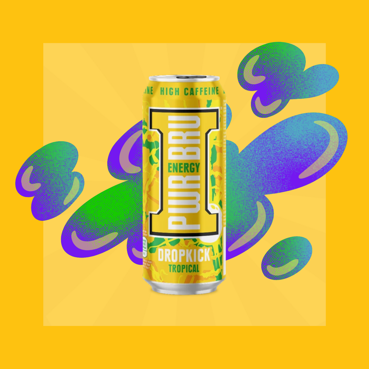 PWR BRU Dropkick Tropical 500ml