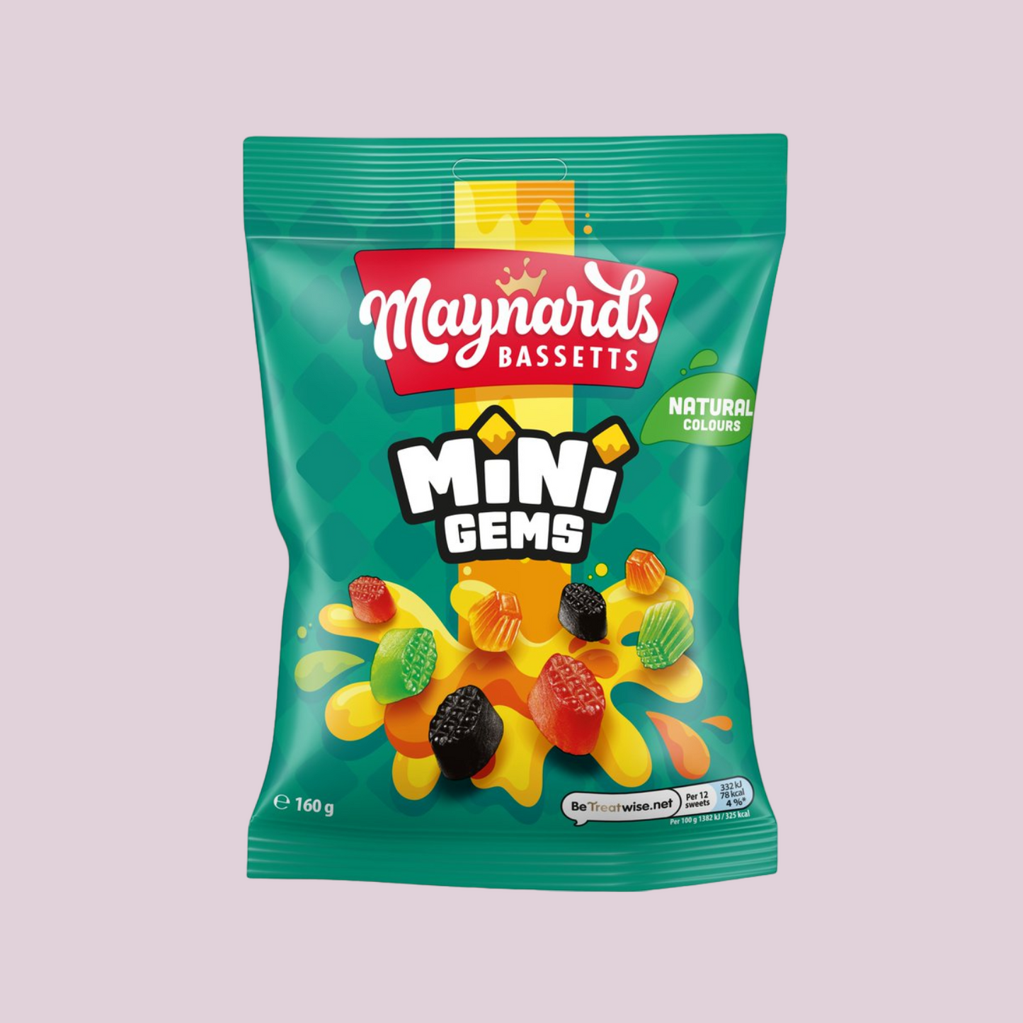 Maynards Mini Gems 130g (BB: 2/10/25)