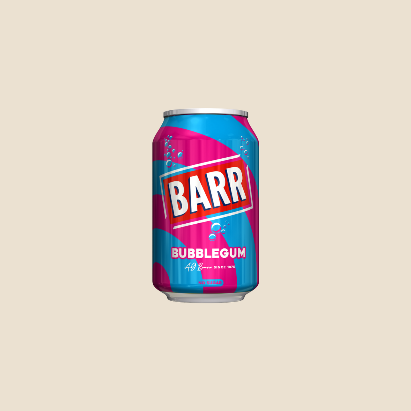 BARR Bubblegum Sugar Free 330ml (BB:31/8/25)