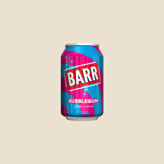 BARR Bubblegum Sugar Free 330ml (BB:31/8/25)