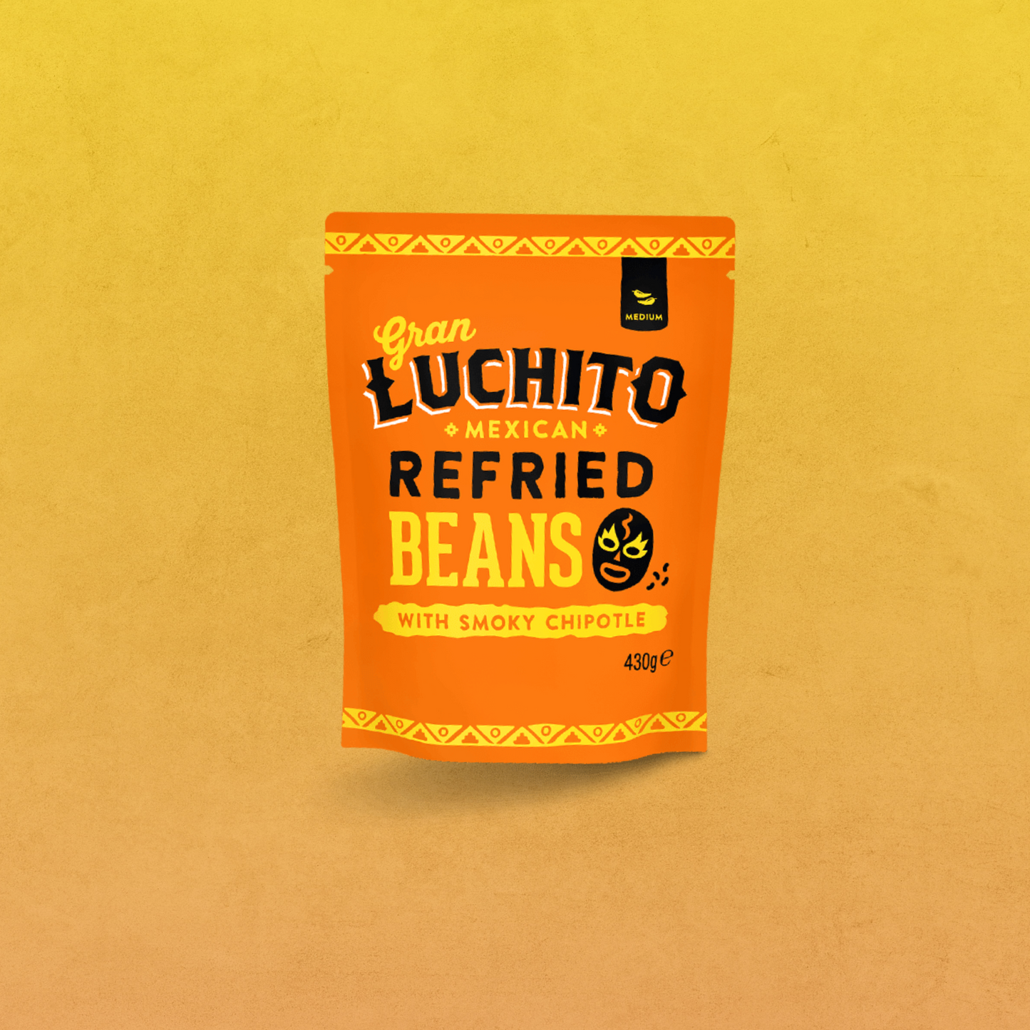 Gran Luchito Chipotle Refried Beans 430g