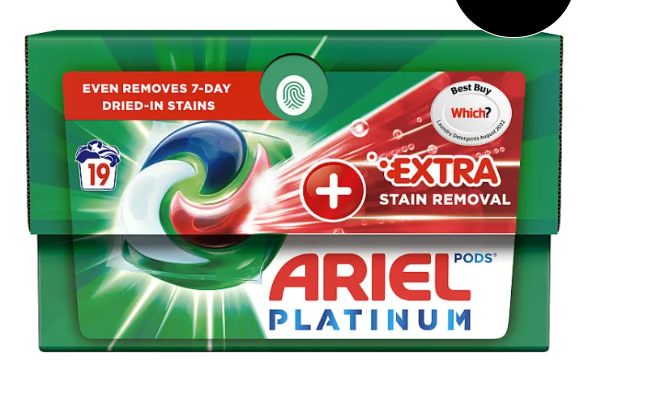 Ariel Platinum Extra Stain Removal Pods