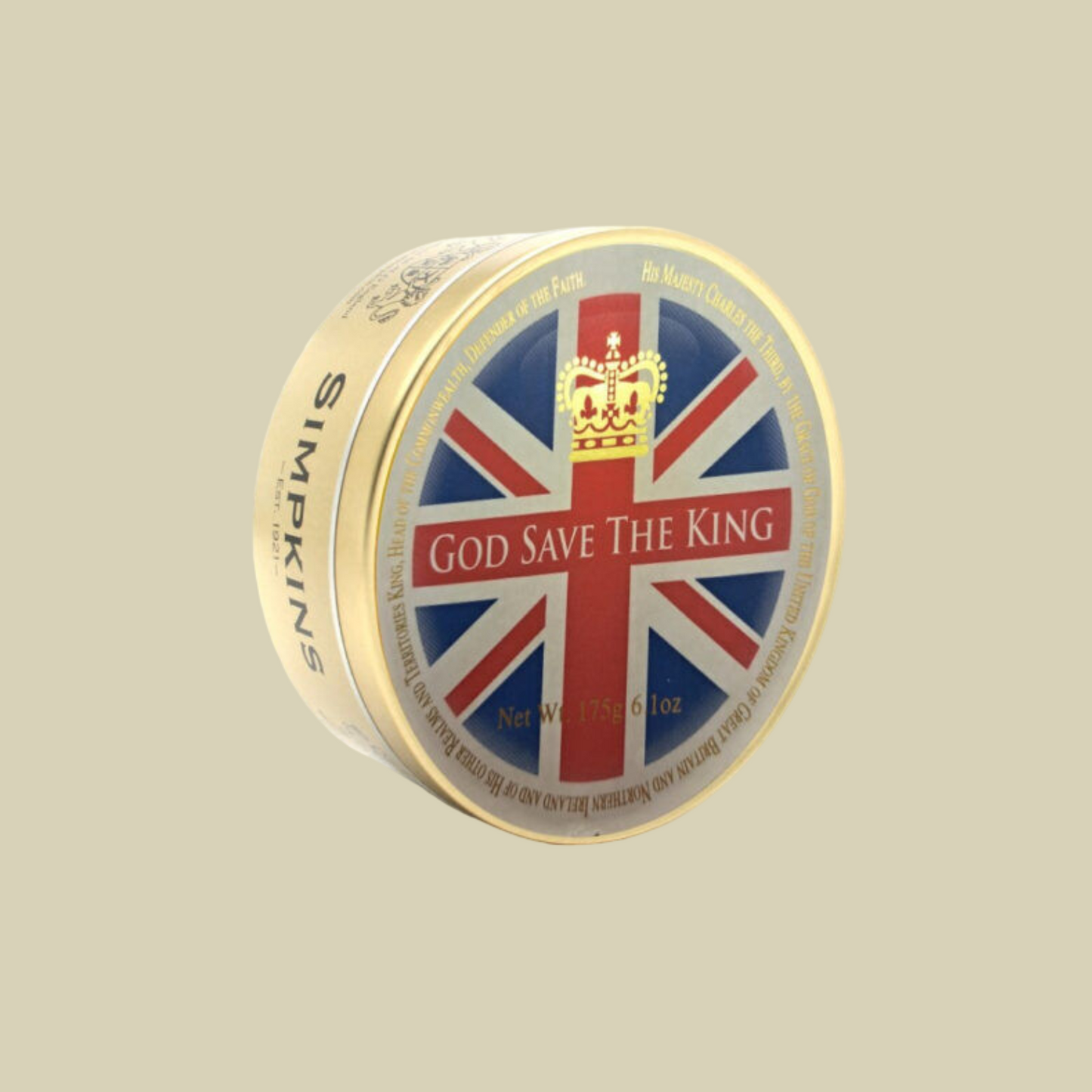 Simpkins Union Jack Coronation Limited Edition Fruit Drops Tin 175g