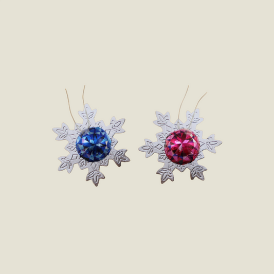 Storz Chocolade Snowflake Tree Decoration 2pk (BB: 01/25)