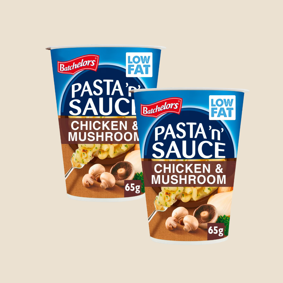 Batchelors Pasta 'n' Sauce Chicken & Mushroom 65g (Multi-Deal) (BB: 15/11/25)
