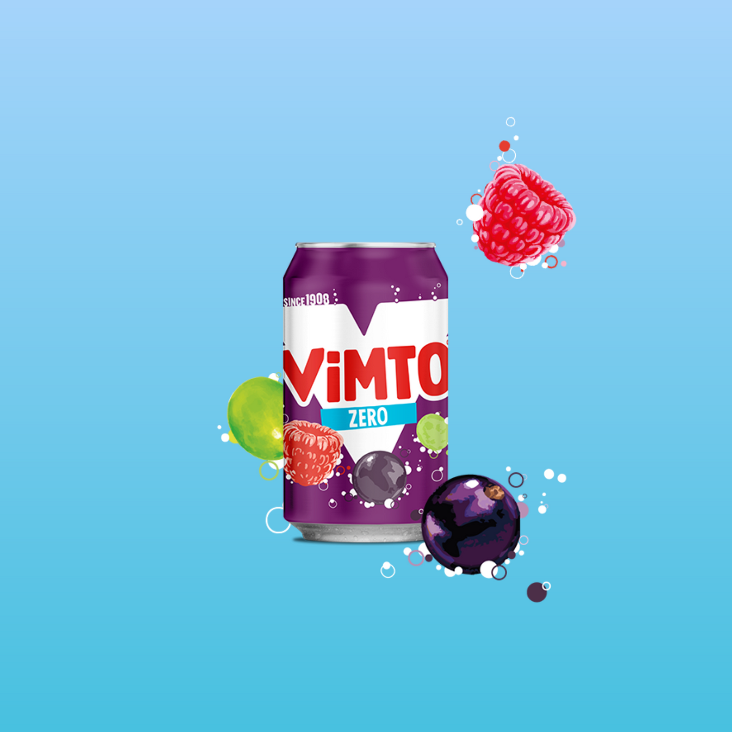 Vimto Fizzy No Added Sugar Cans 330ML