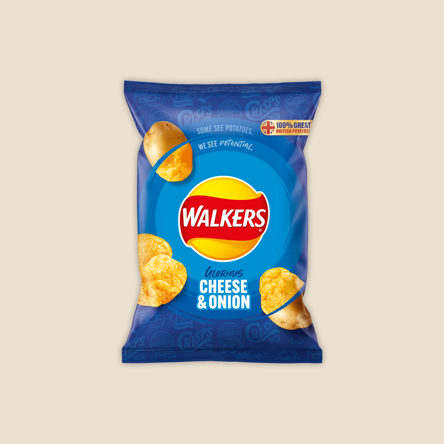 Walkers Glorious Cheese & Onion 32.5g (BB:13/12/25)