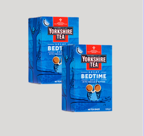 Yorkshire Tea Bedtime Brew - Decaf with Vanilla and Nutmeg (40 Teabags) (Multi-deal)