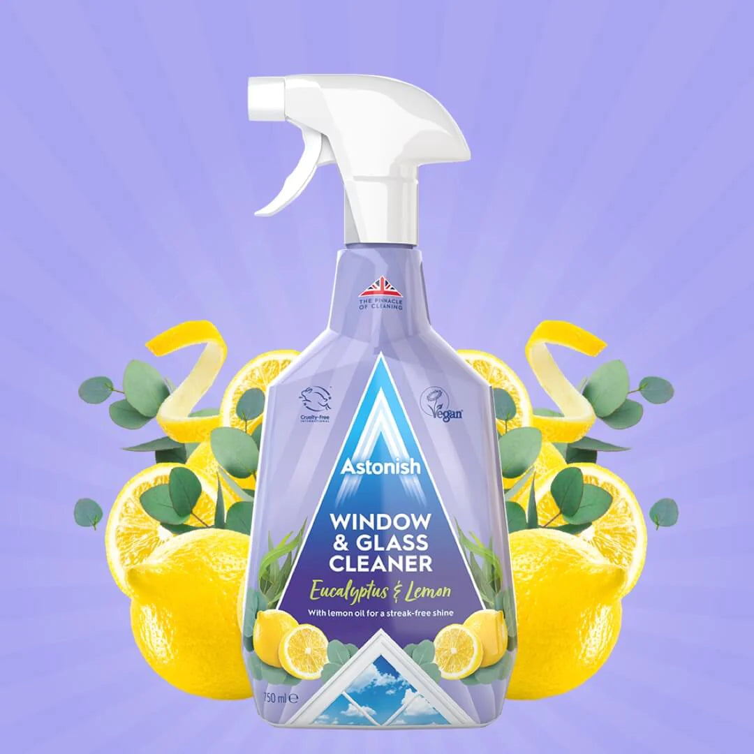 Astonish Window & Glass Cleaner Eucalyptus & Lemon 750ml
