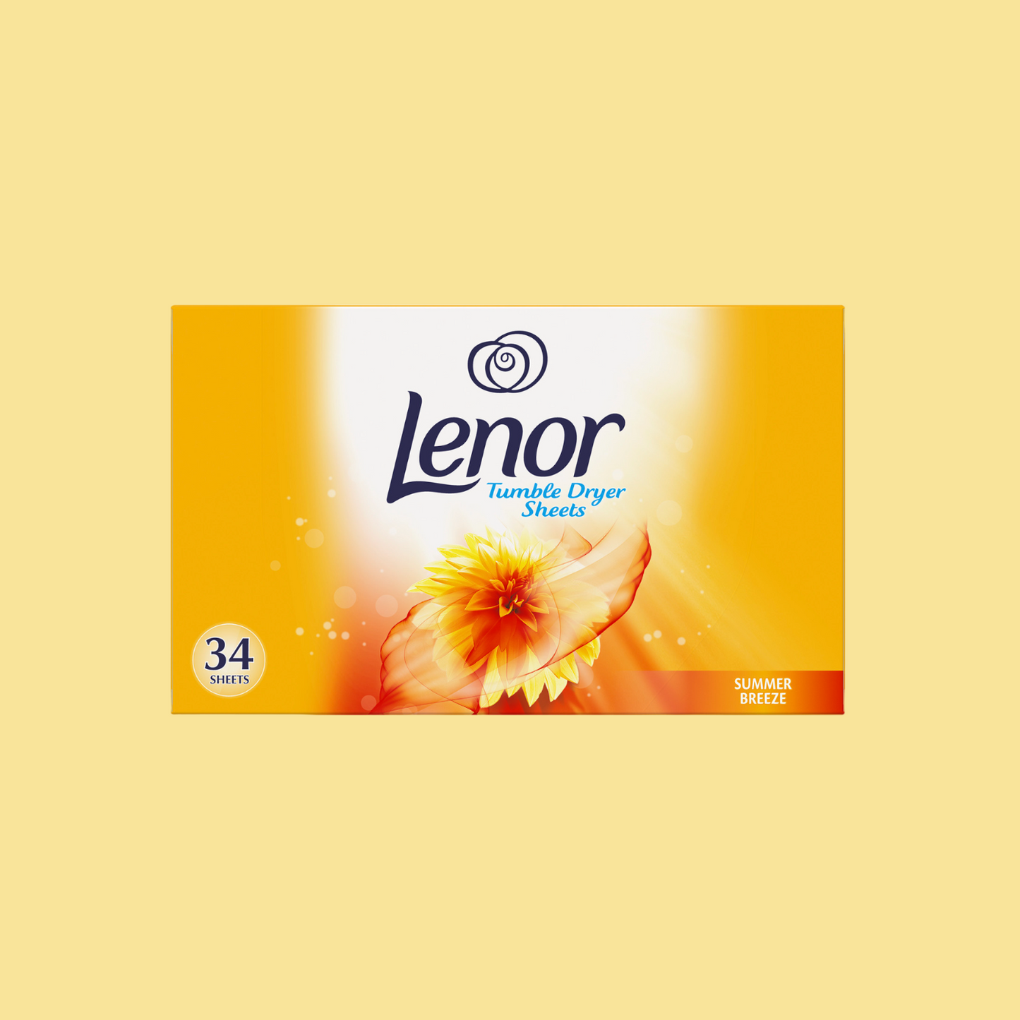 Lenor Tumble Dryer Sheets Summer Breeze 34 Pack