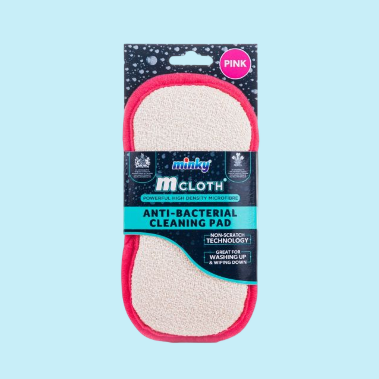 MINKY Anti-Bacterial Pad - Pink