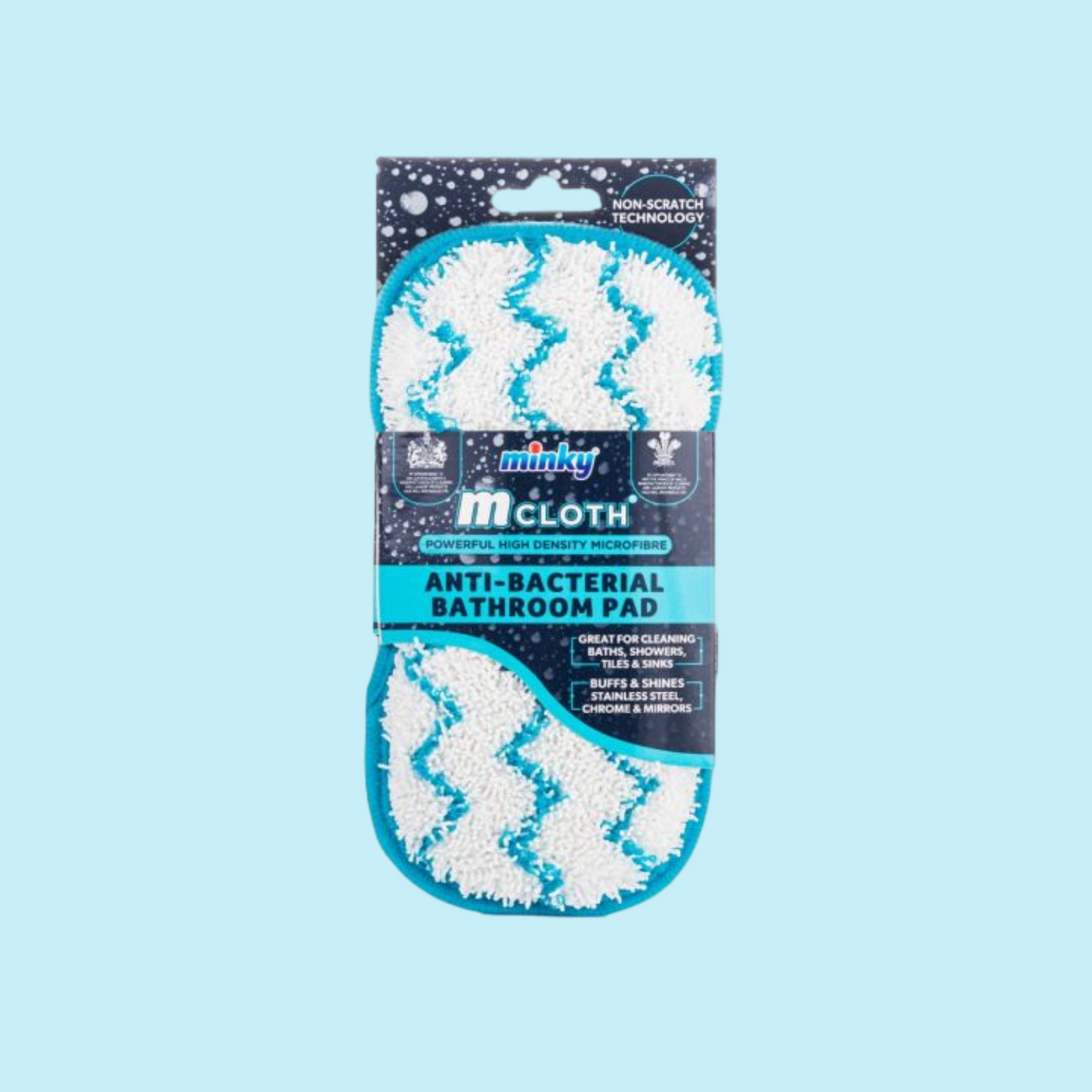 MINKY Anti-Bacterial Cleaning Bathroom Pad