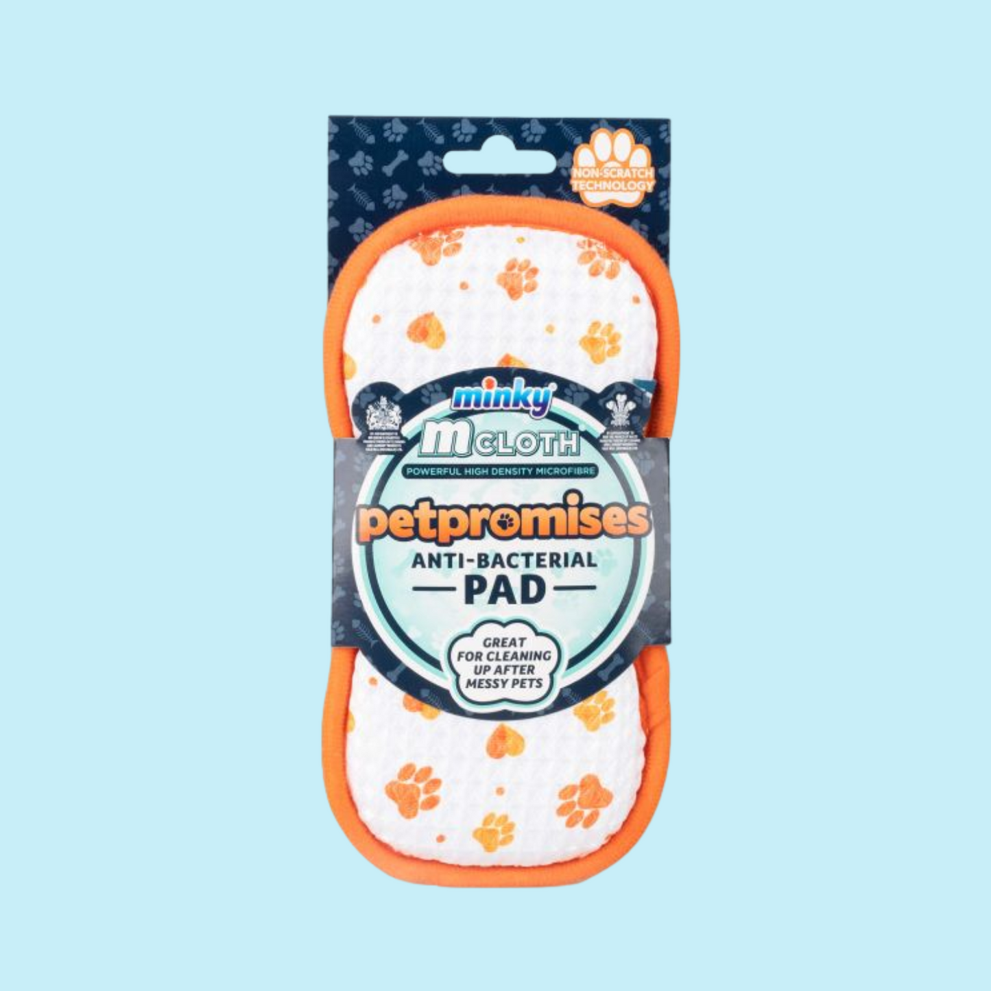 Minky M Cloth Anti-Bacterial Cleaning Pad - Pet Care