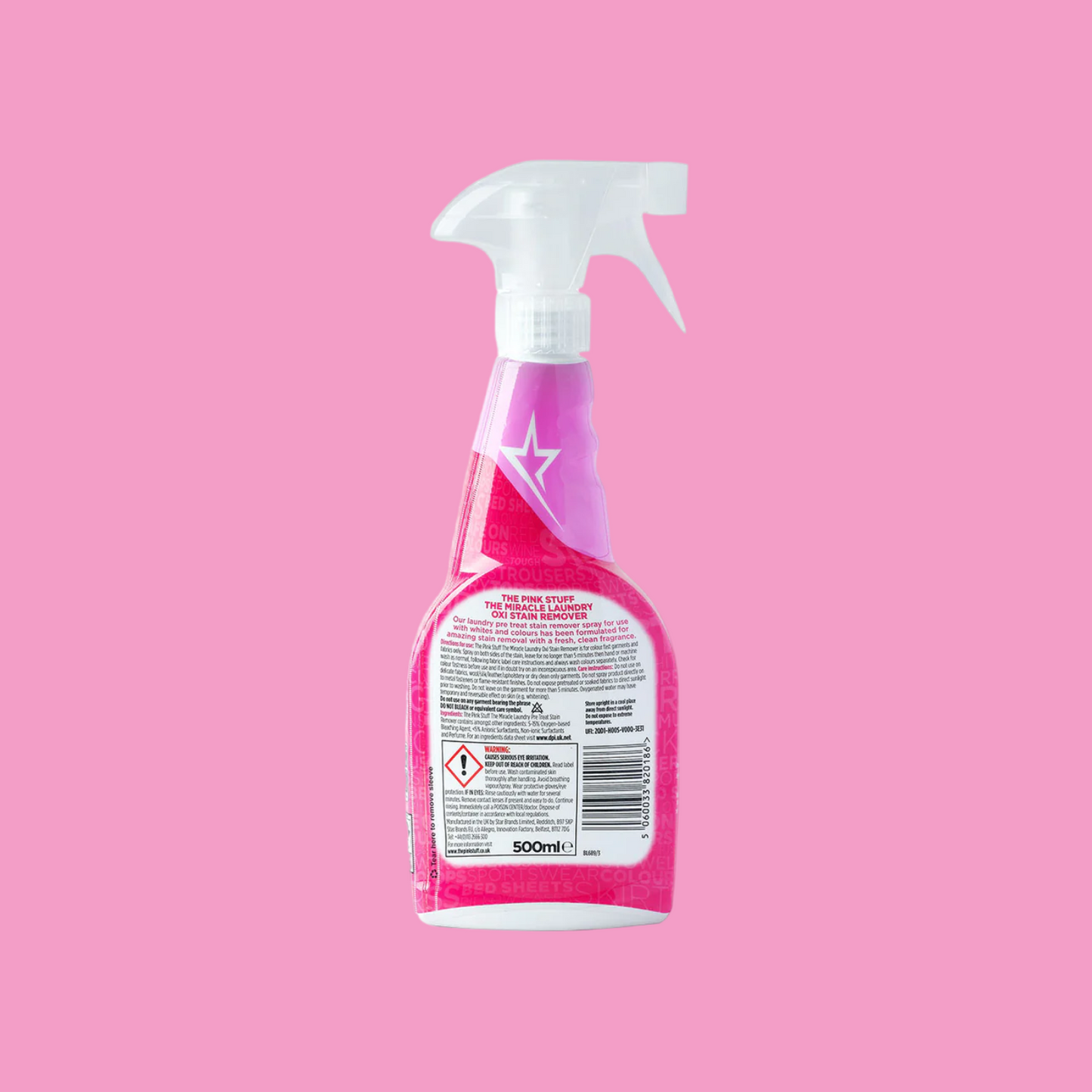 The Pink Stuff Miracle Laundry Oxi Stain Remover 750mL