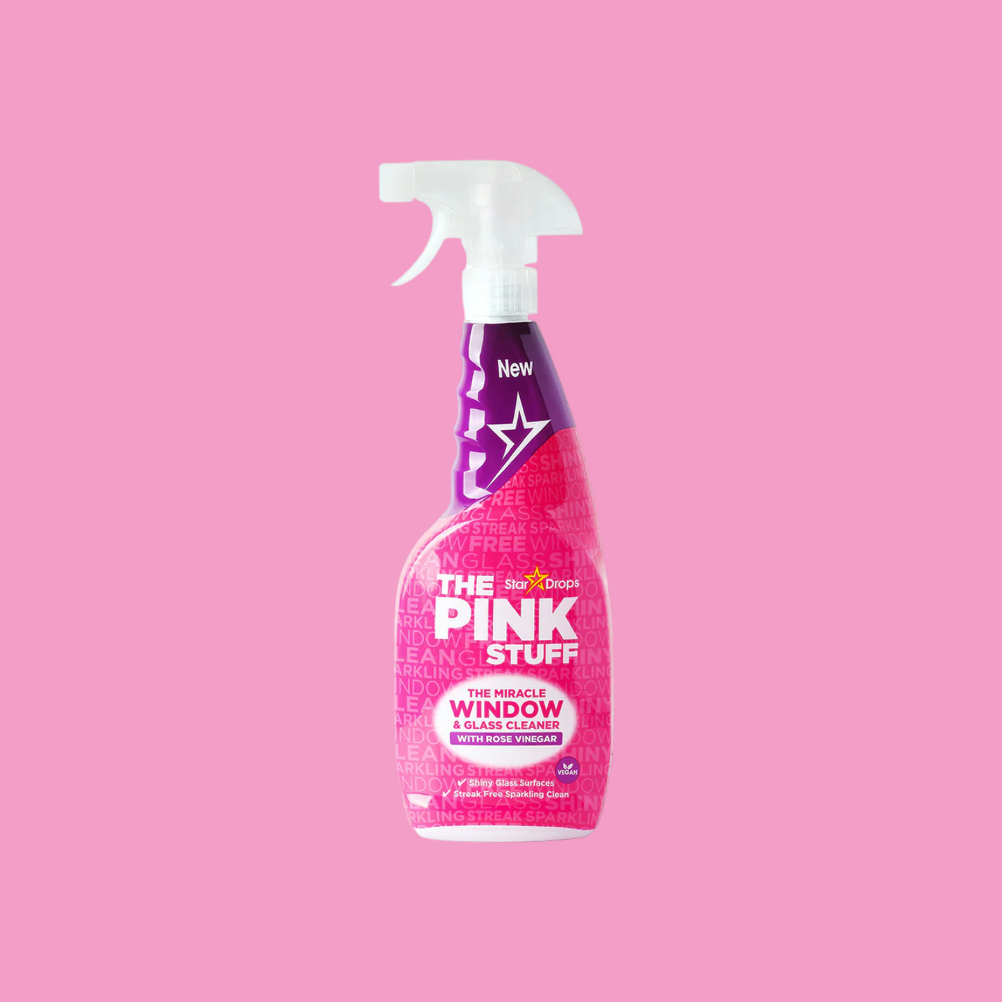 The Pink Stuff Window Cleaner with Rose Vinegar 850ml