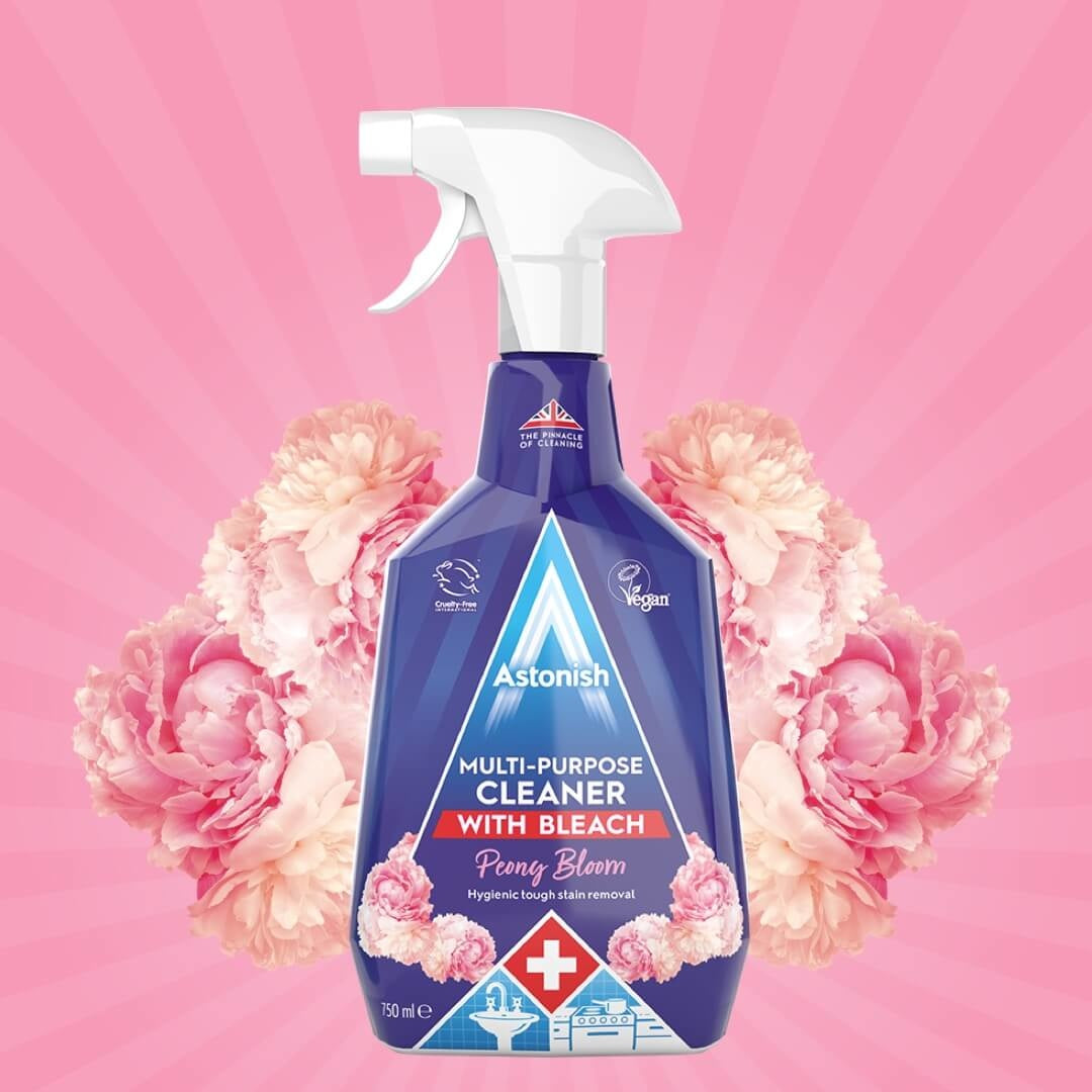 Astonish Multipurpose Cleaner with Bleach Peony Bloom 750ml