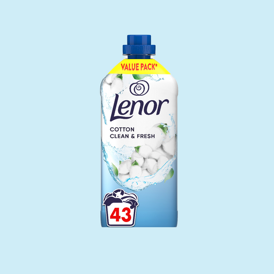Lenor Fabric Conditioner Cotton Clean & Fresh 43 Washes