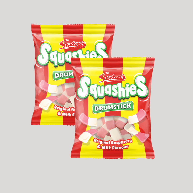 Swizzels Squashies Raspberry & Milk 120g (Multi-deal)