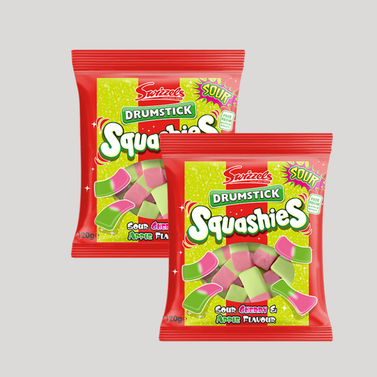 Swizzels Squashies Sour Cherry and Apple 120g (Multi-deal) (BB:1/10/25)