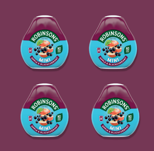 Robinsons MINI Apple & Blackcurrant 66ml (4 for $10) (BB: 31/12/25 or 31/5/26)