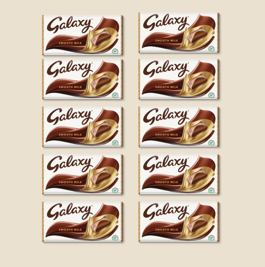 Galaxy Smooth Milk Chocolate Bar 100g (10 for $14) (BB: 11/5/25, 22/6/25 or 20/7/25)