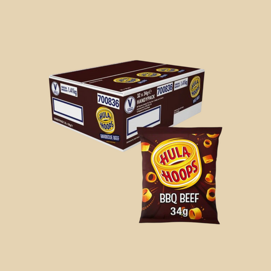 Hula Hoops BBQ Beef 34Gx32 Box
