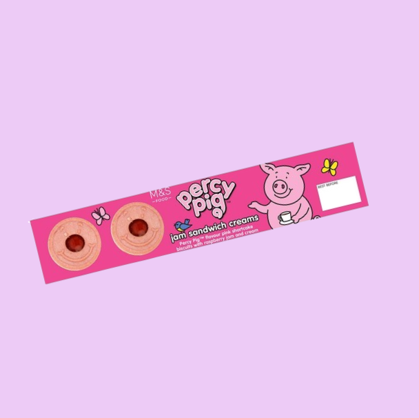 Percy Pig Jam Sandwich Creams 150G