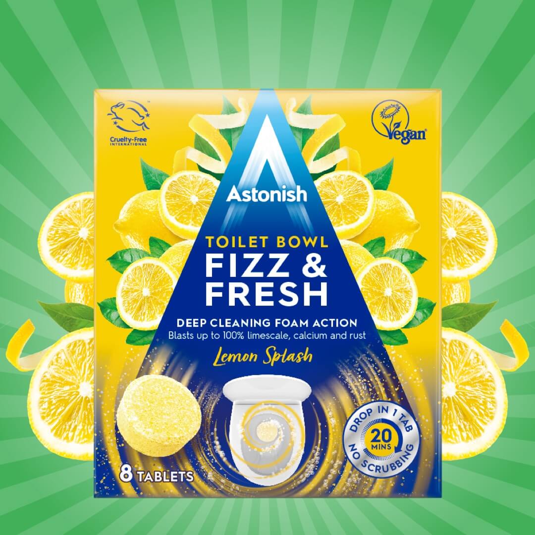 Astonish Toilet Bowl Fizz and Fresh - Lemon Fresh