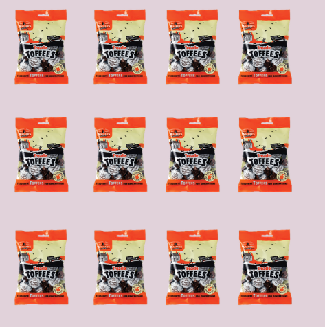 Walker's Nonsuch Treacle Toffee 150g 12 Pack Box (BB: 17/07/25)