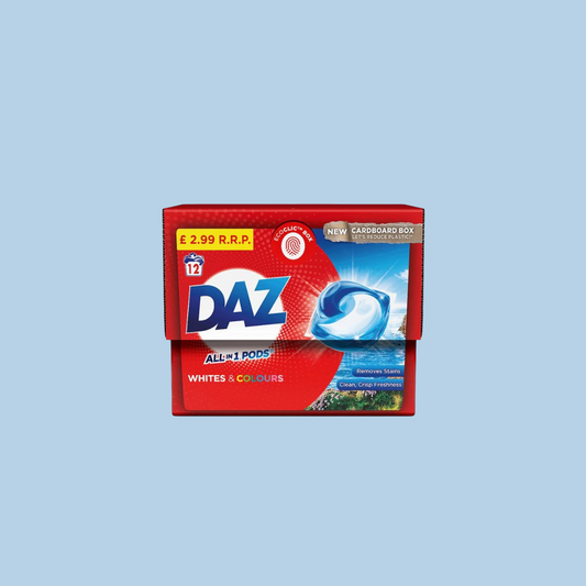 DAZ All in One Pods for White and Colors 12 Washes
