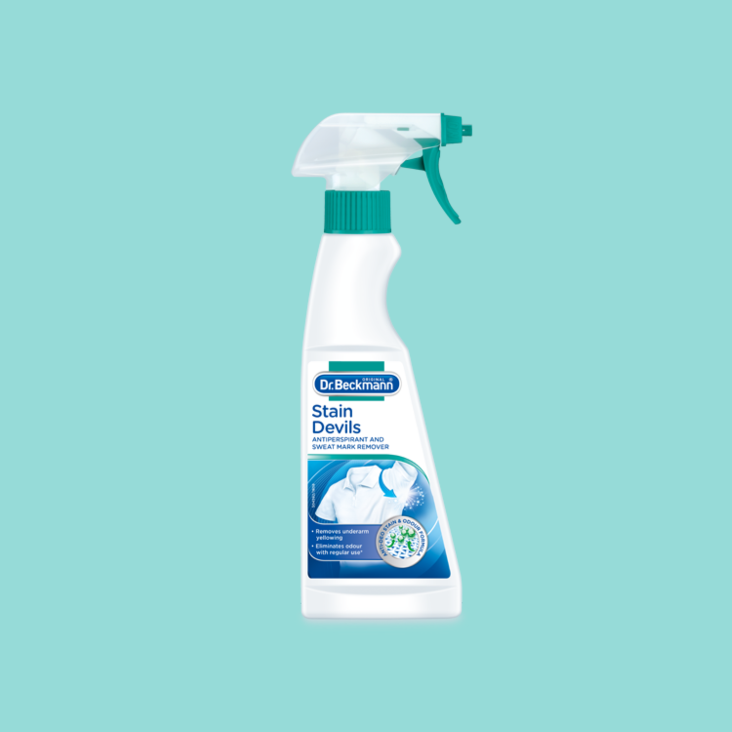 Dr Beckmann Carpet Stain Devils Antiperspirant & Sweat Mark Remover 25