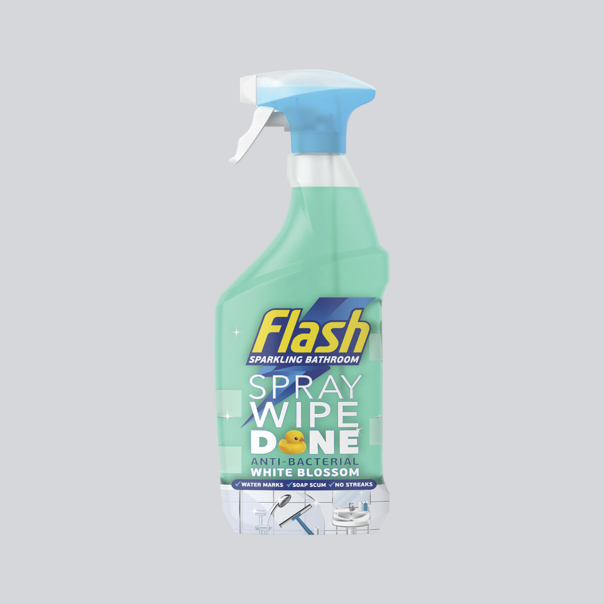 Flash Bathroom Spray Wipe Done White Blossom 800ml – UK Foods