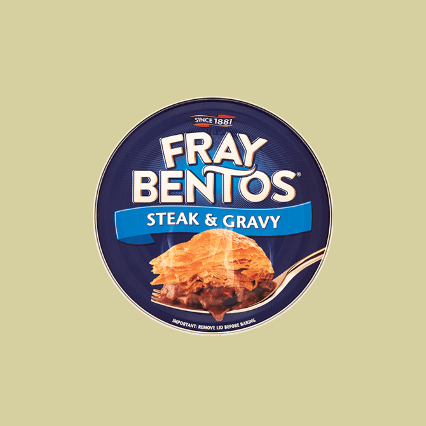 Fray Bentos Steak & Gravy Pie 425G (best before 30/4/25)