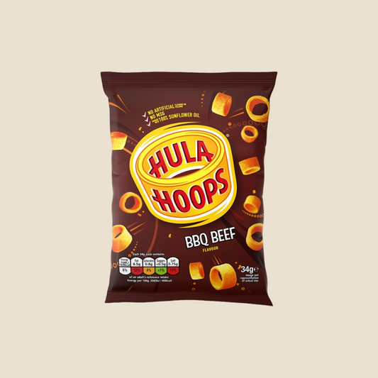 Hula Hoops BBQ Beef 34G DATED STOCK