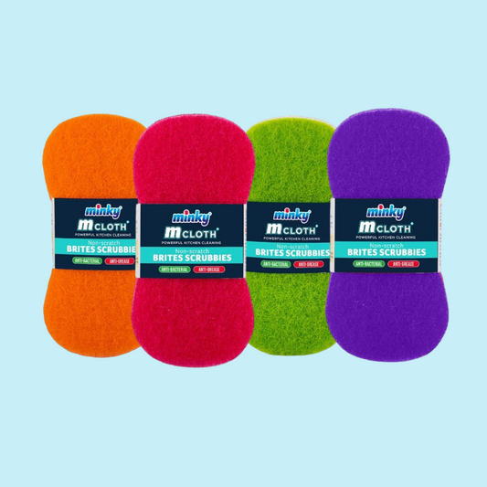 MINKY M Cloth Non-Scratch Brites Scrubbies 2pk