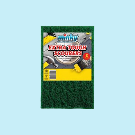 MINKY Extra Tough Paintwork Scourers 3pk