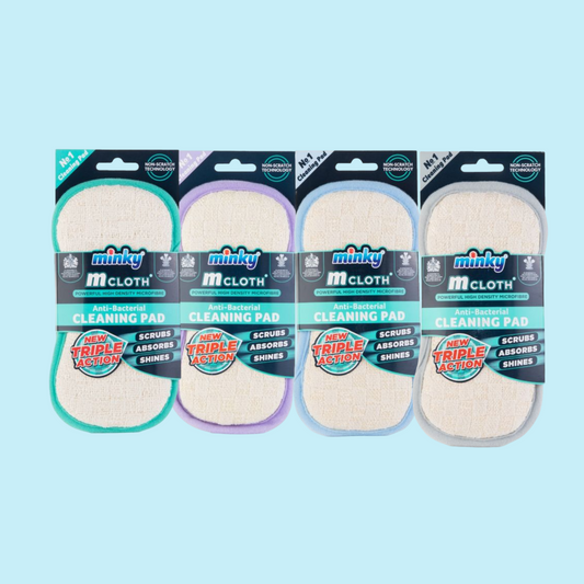 MINKY M Cloth Anti-Bacterial Pad Triple Action